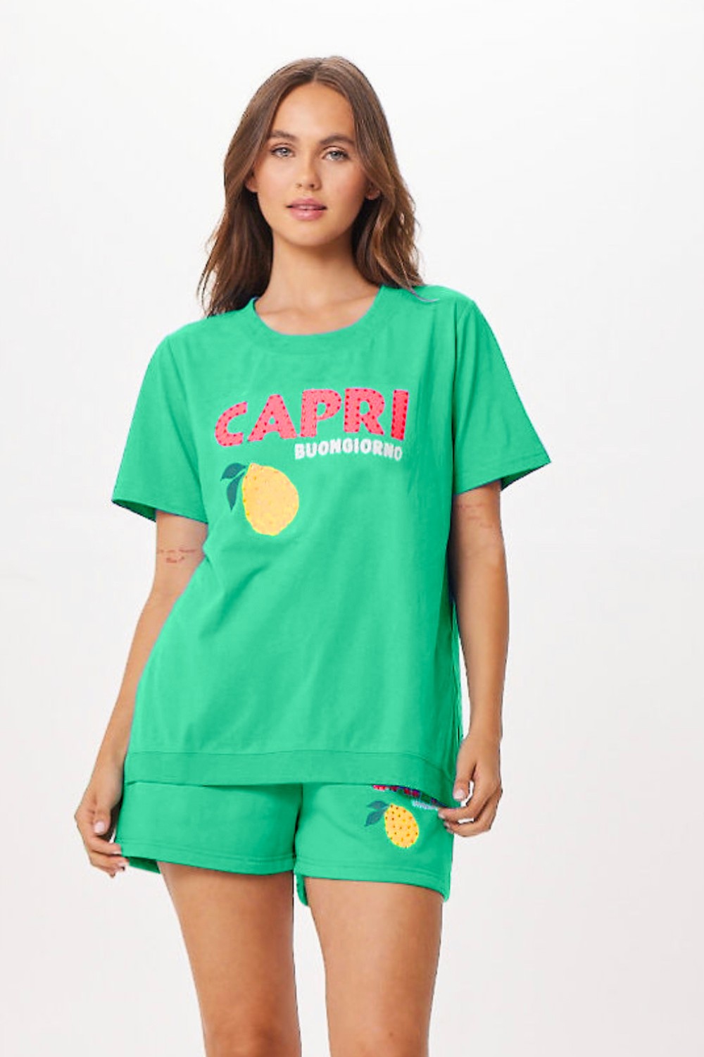 Surf Green Capri Jet Setter Tee