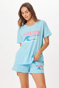 Tropical Blue Malibu Jet Setter Tee