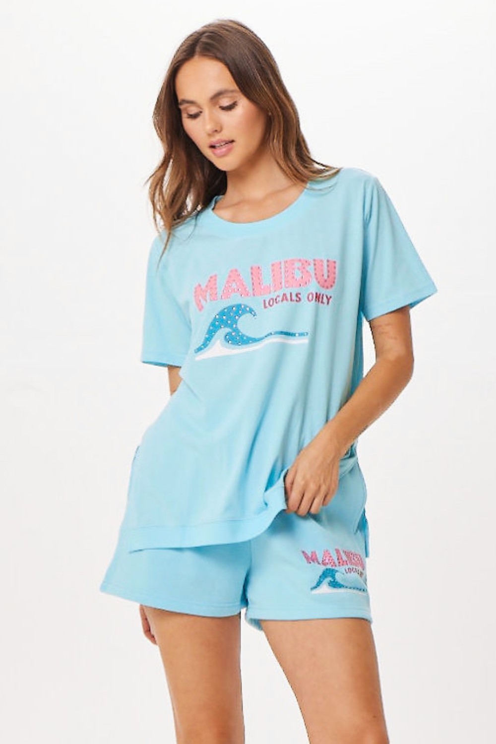 Tropical Blue Malibu Jet Setter Tee