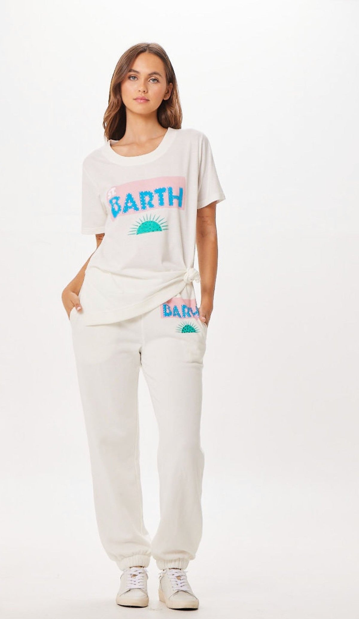 White St. Barth Jet Setter Tee