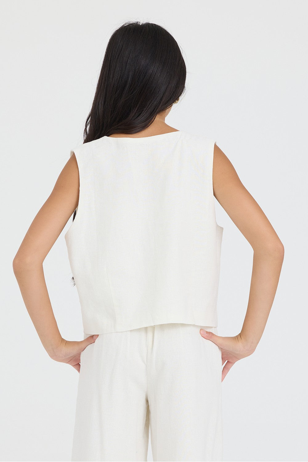 Kids Button Up Vest