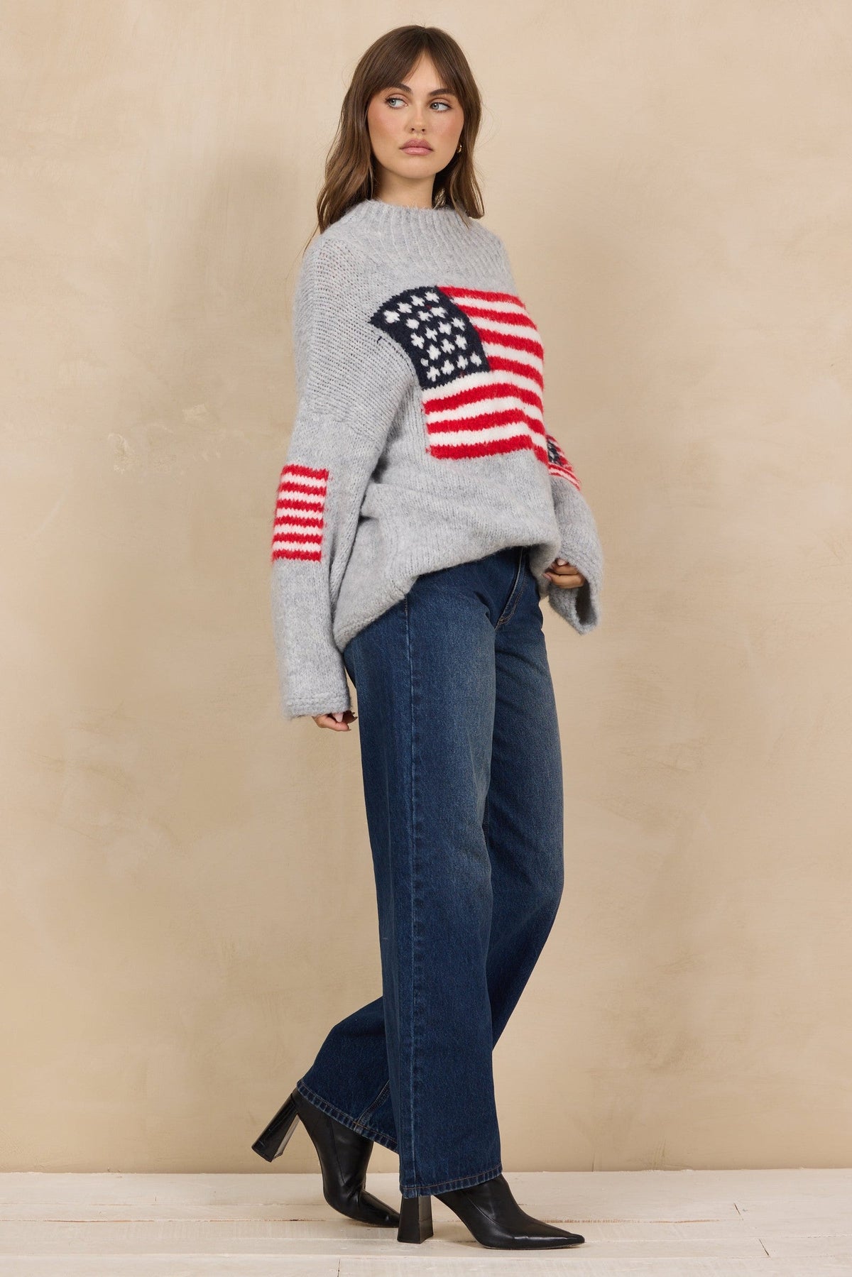 American Flag Sweater