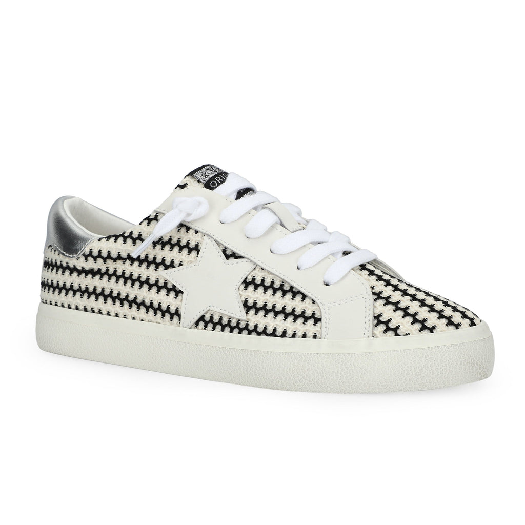 FLAIR 45 - BLACK/WHITE CROCHET