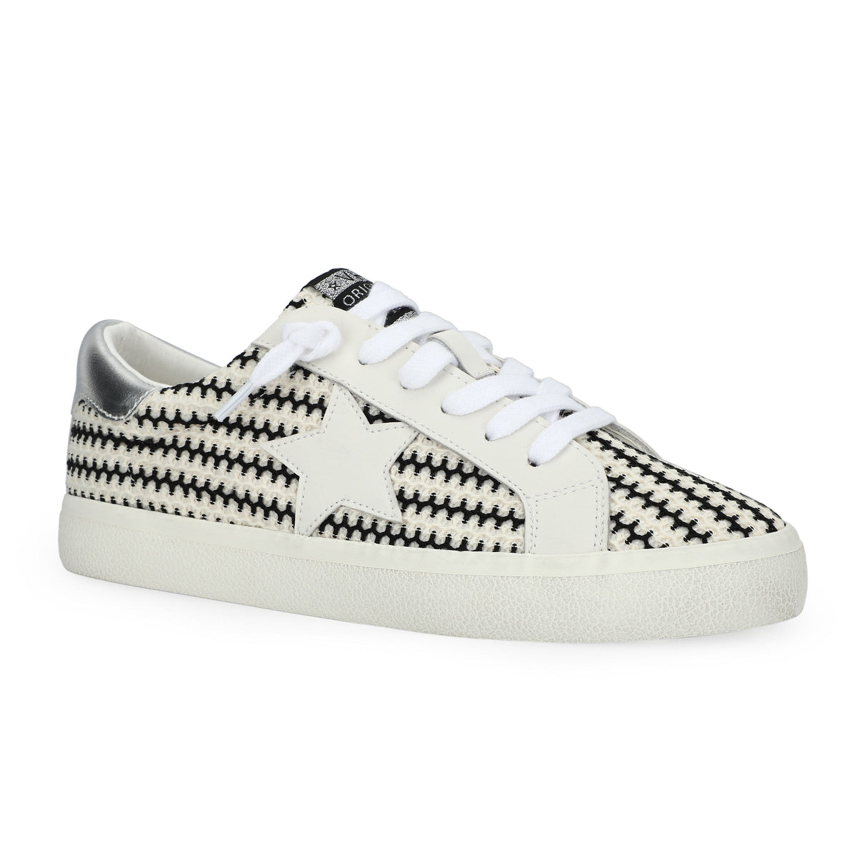 FLAIR 45 - BLACK/WHITE CROCHET