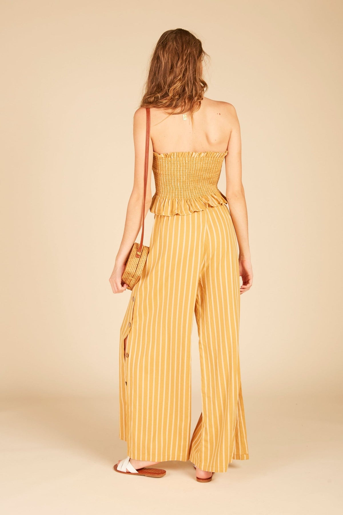 Smocked Button Tube Top