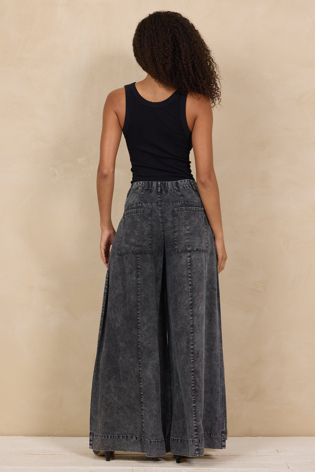 Tencel Ultra Wide Leg Pant