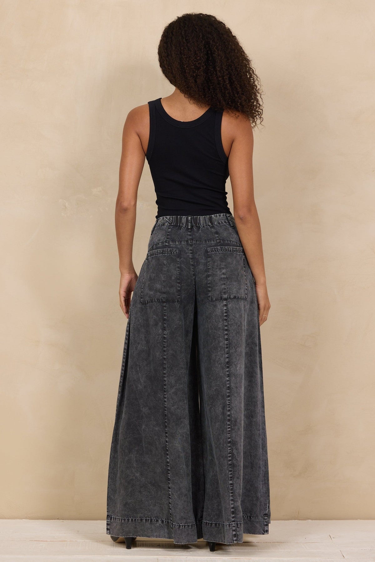 Tencel Ultra Wide Leg Pant