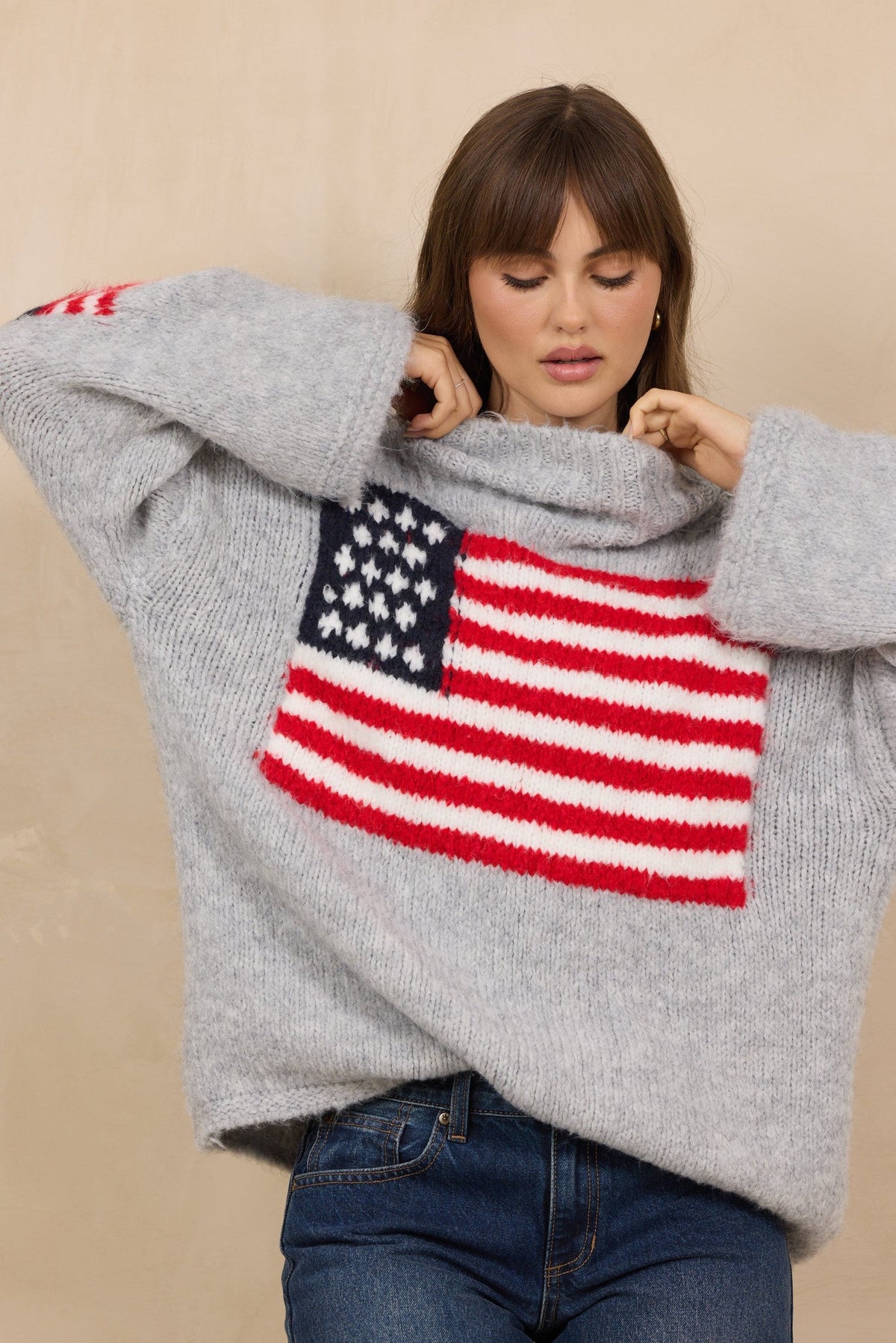 American Flag Sweater