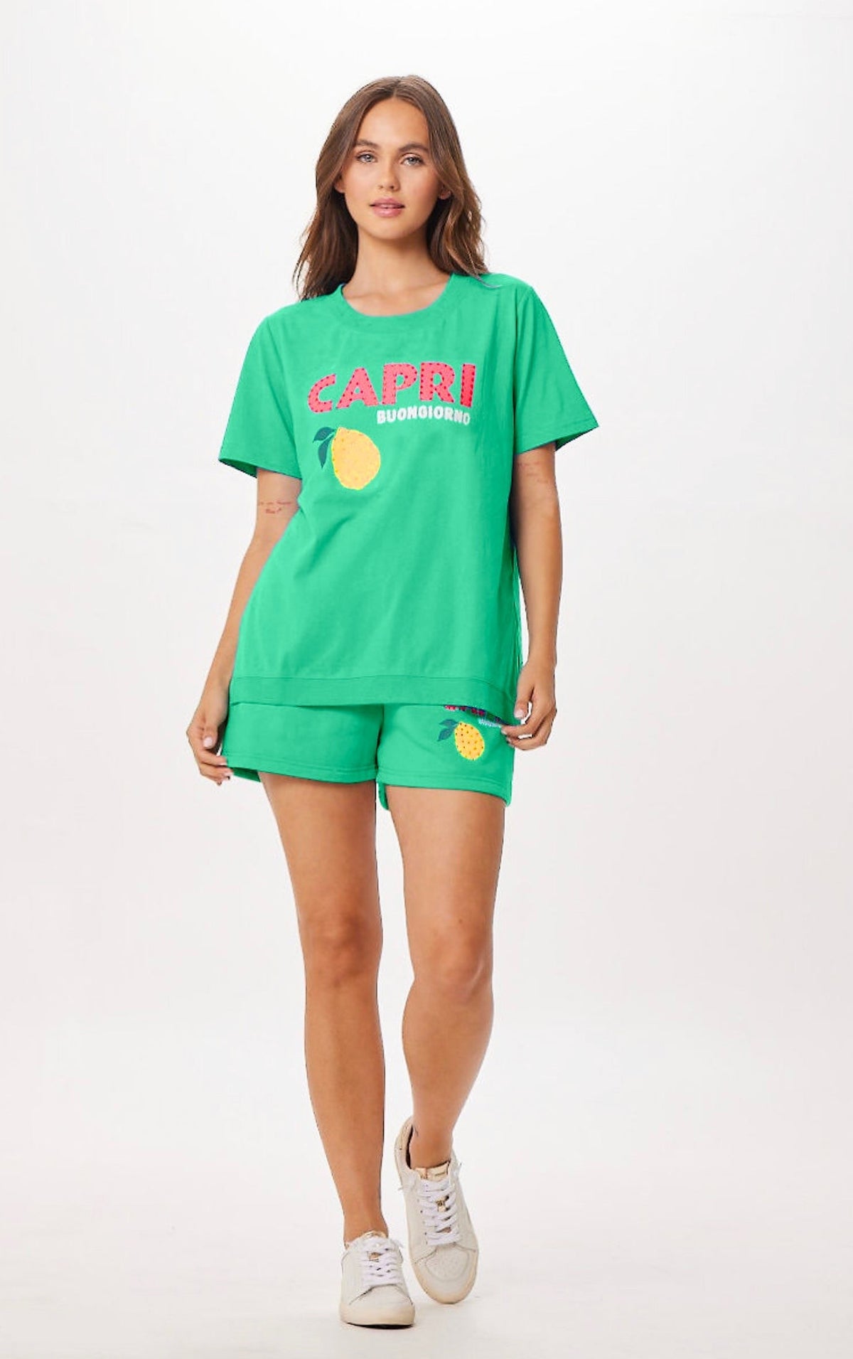 Surf Green Capri Jet Setter Tee