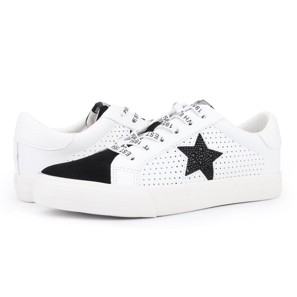 Grande - White Black Rhinestones