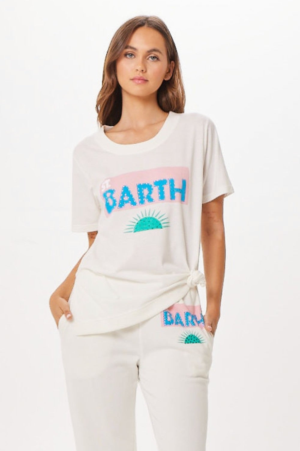 White St. Barth Jet Setter Tee