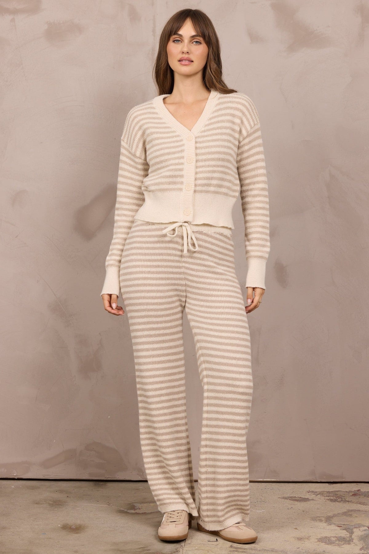 Sweater Terry Wide Leg Pant