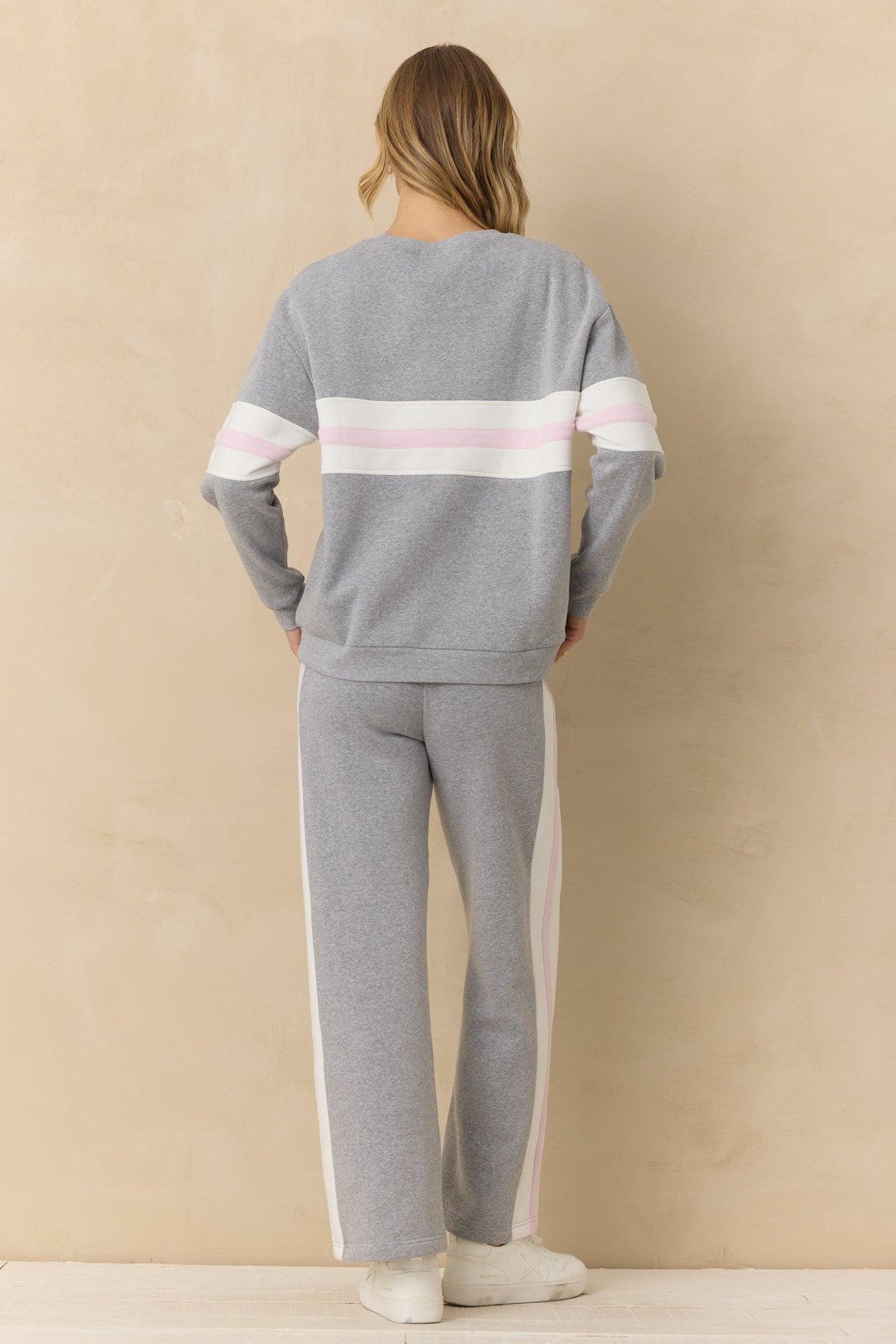 Vintage Fleece Colorblock Crew