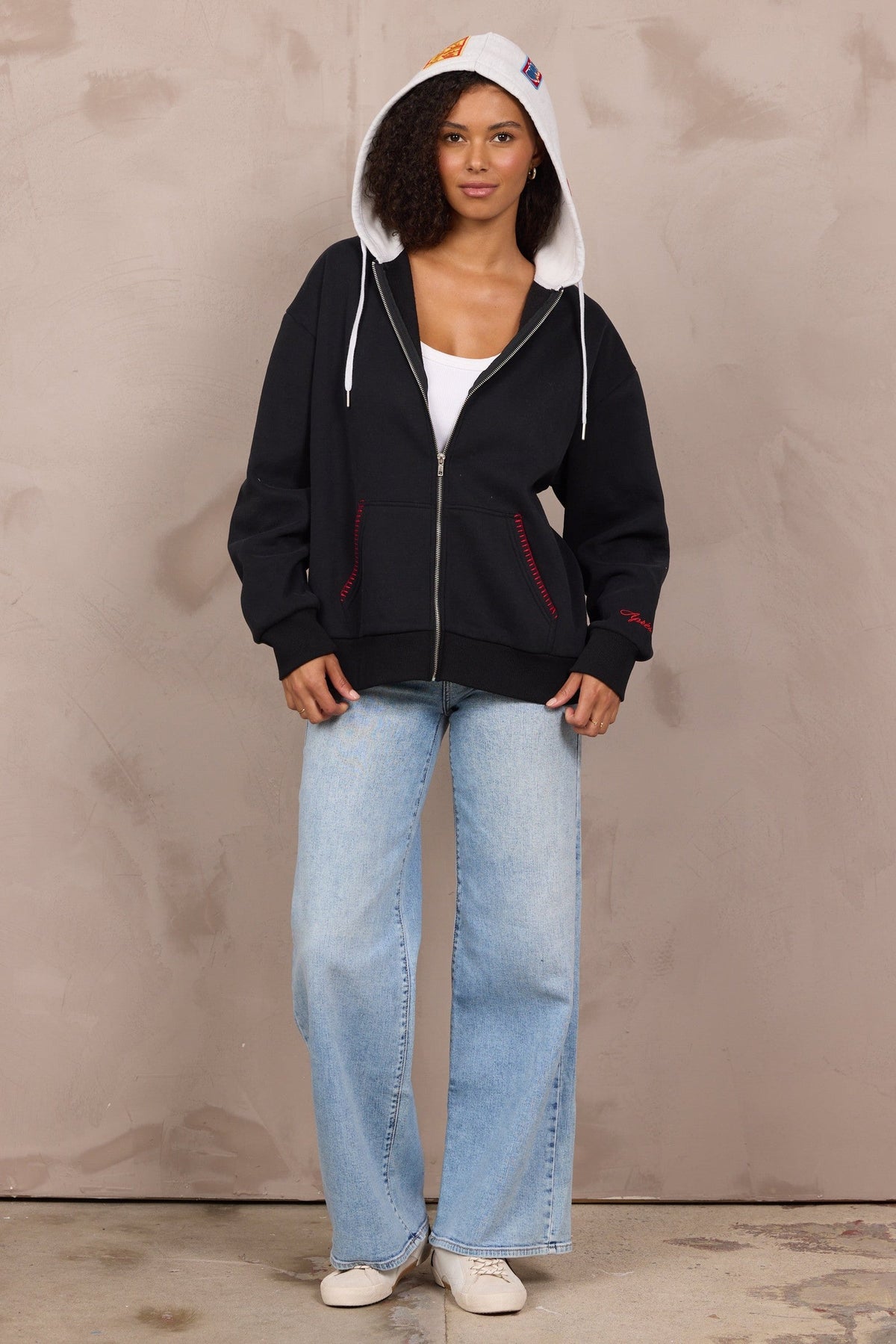 Soft Surfwash Zip Up w/ Patches