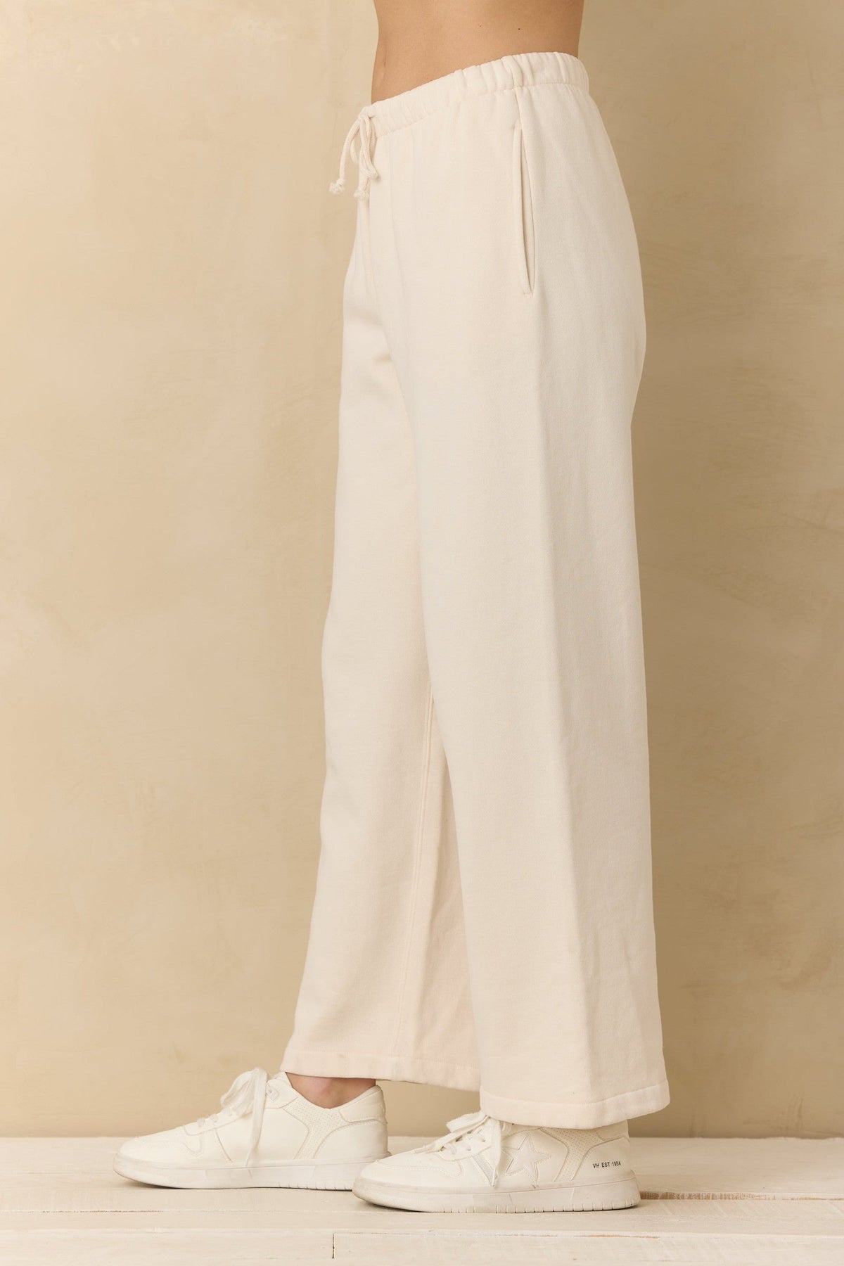 Heavyweight Knit Wide Leg Pant