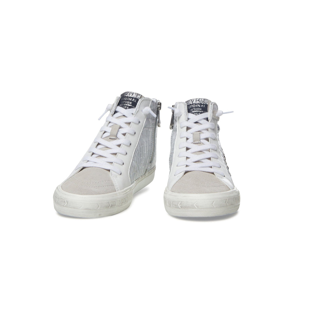 EDGE HIGH - LIGHT GREY CROCO