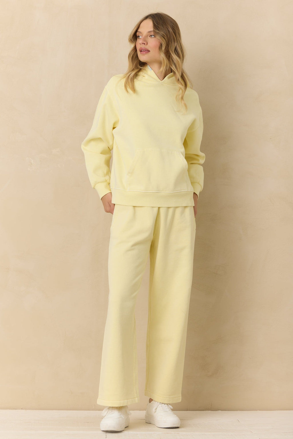 Heavyweight Knit Wide Leg Pant