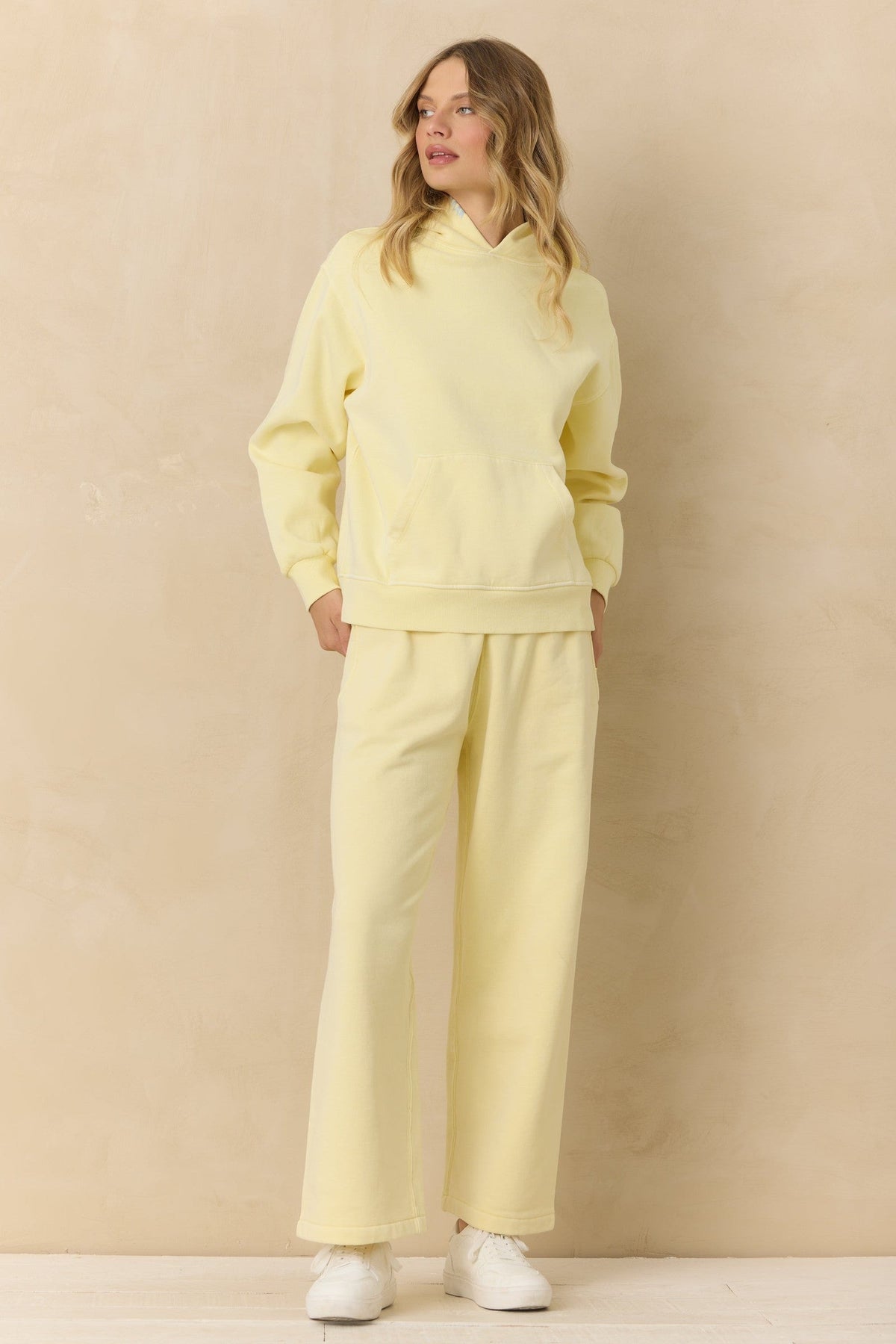 Heavyweight Knit Wide Leg Pant