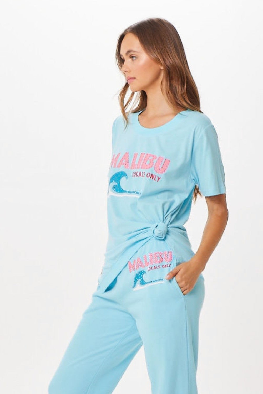 Tropical Blue Malibu Jet Setter Tee