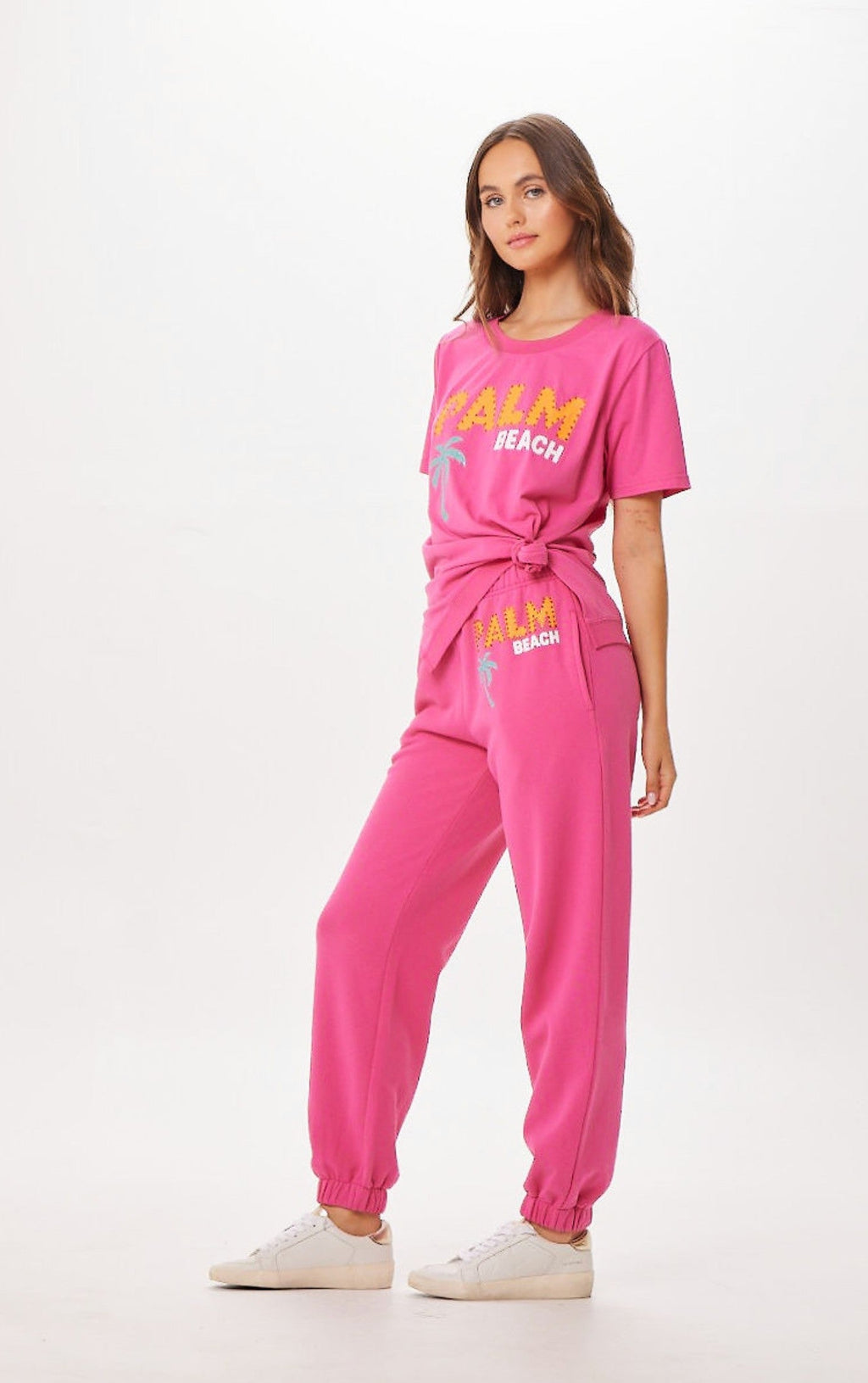 Hot Pink Palm Beach Jet Setter Tee
