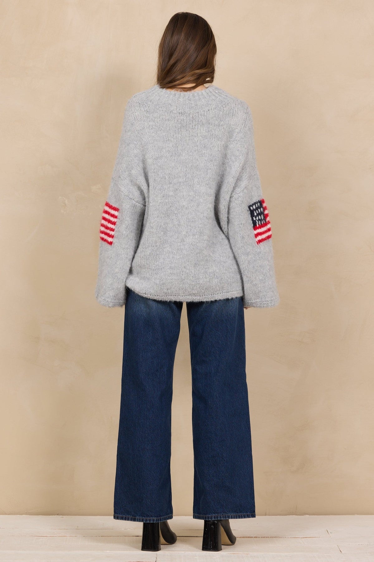 American Flag Sweater