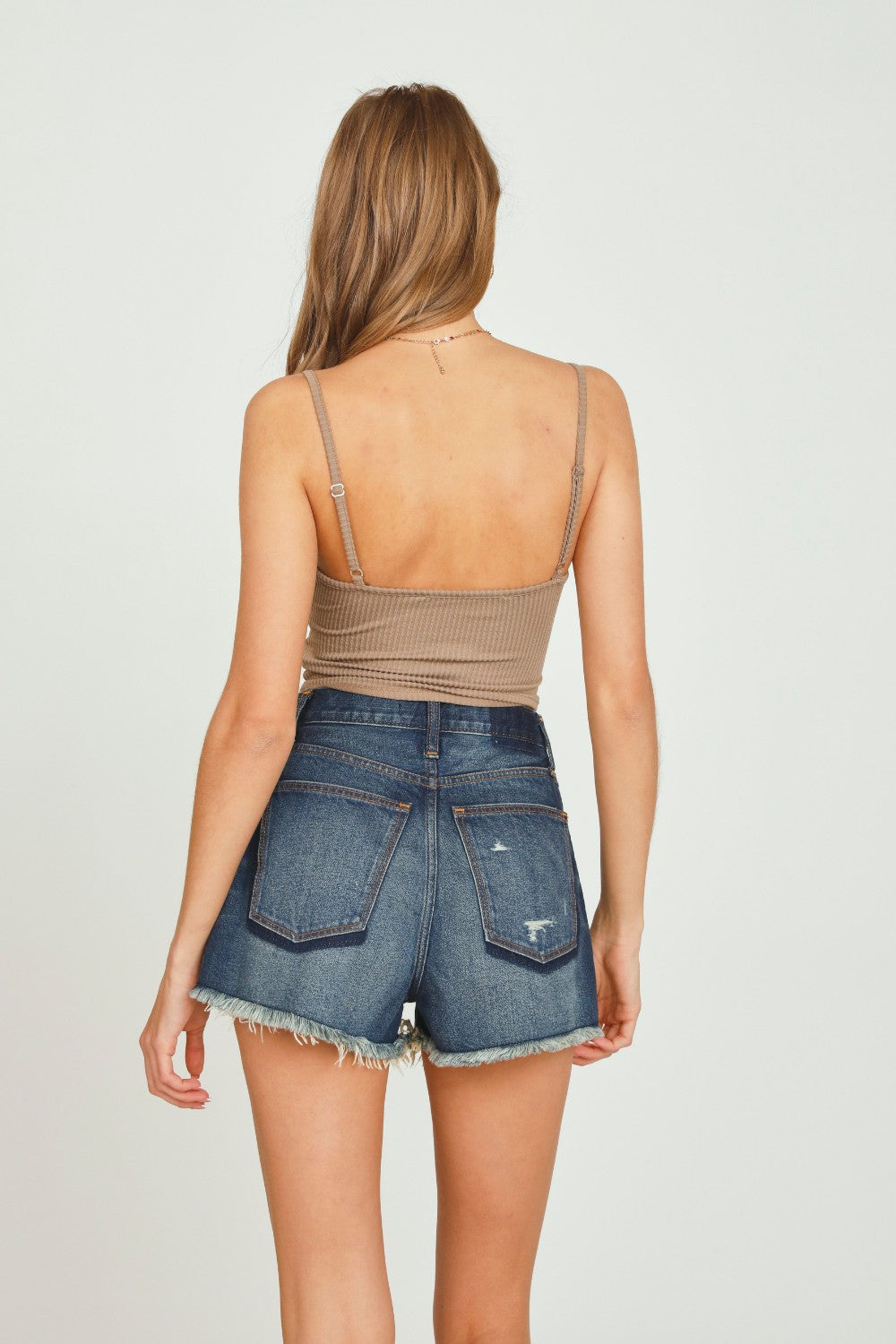 Mushroom Double Twist Front Top