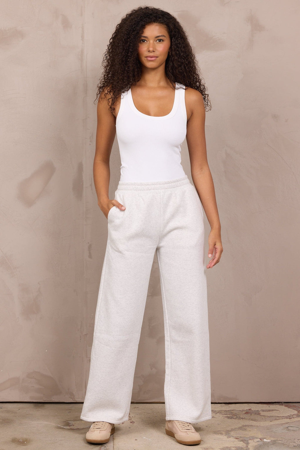 Vintage Fleece Wide Leg Pant