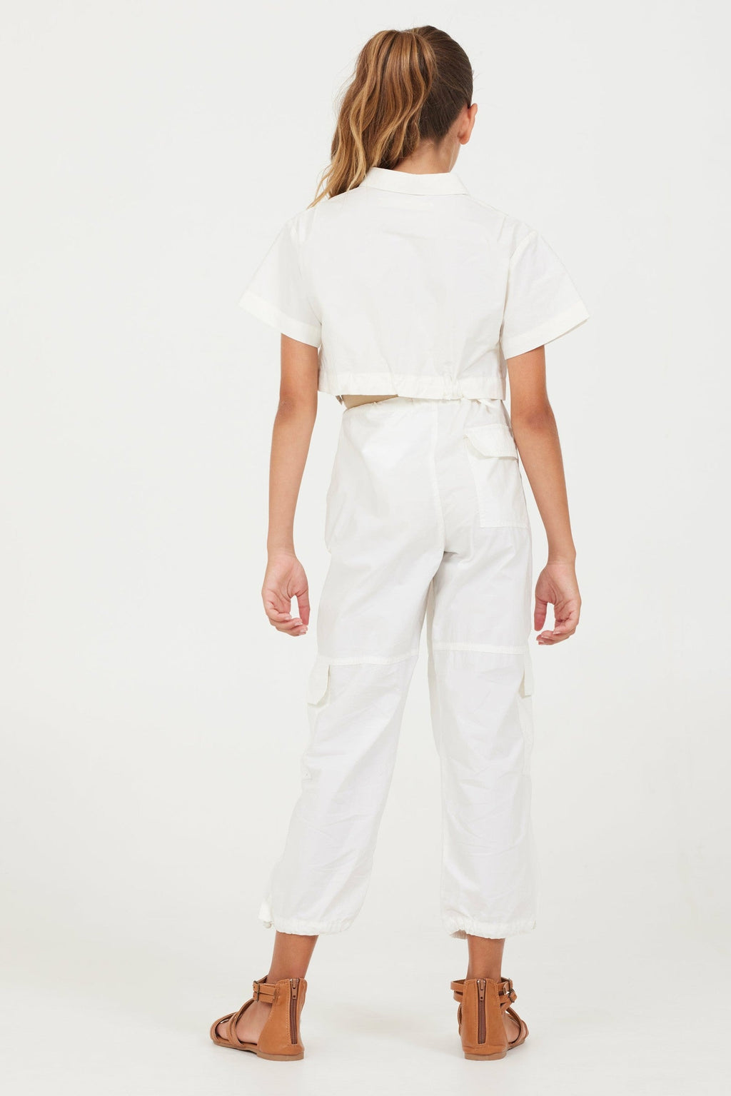 Oyster Parachute Pants