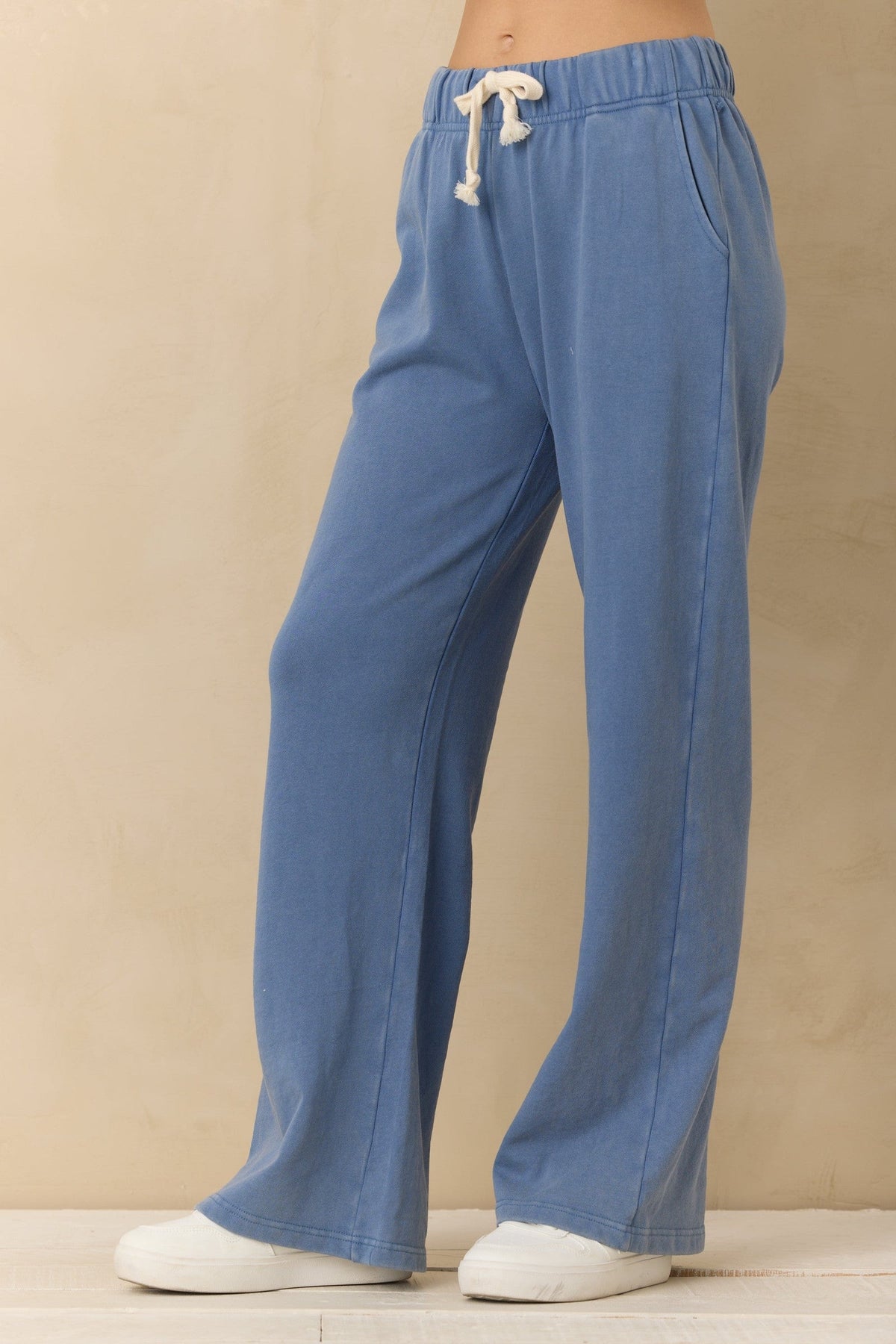 Heavyweight Knit Wide Leg Pant