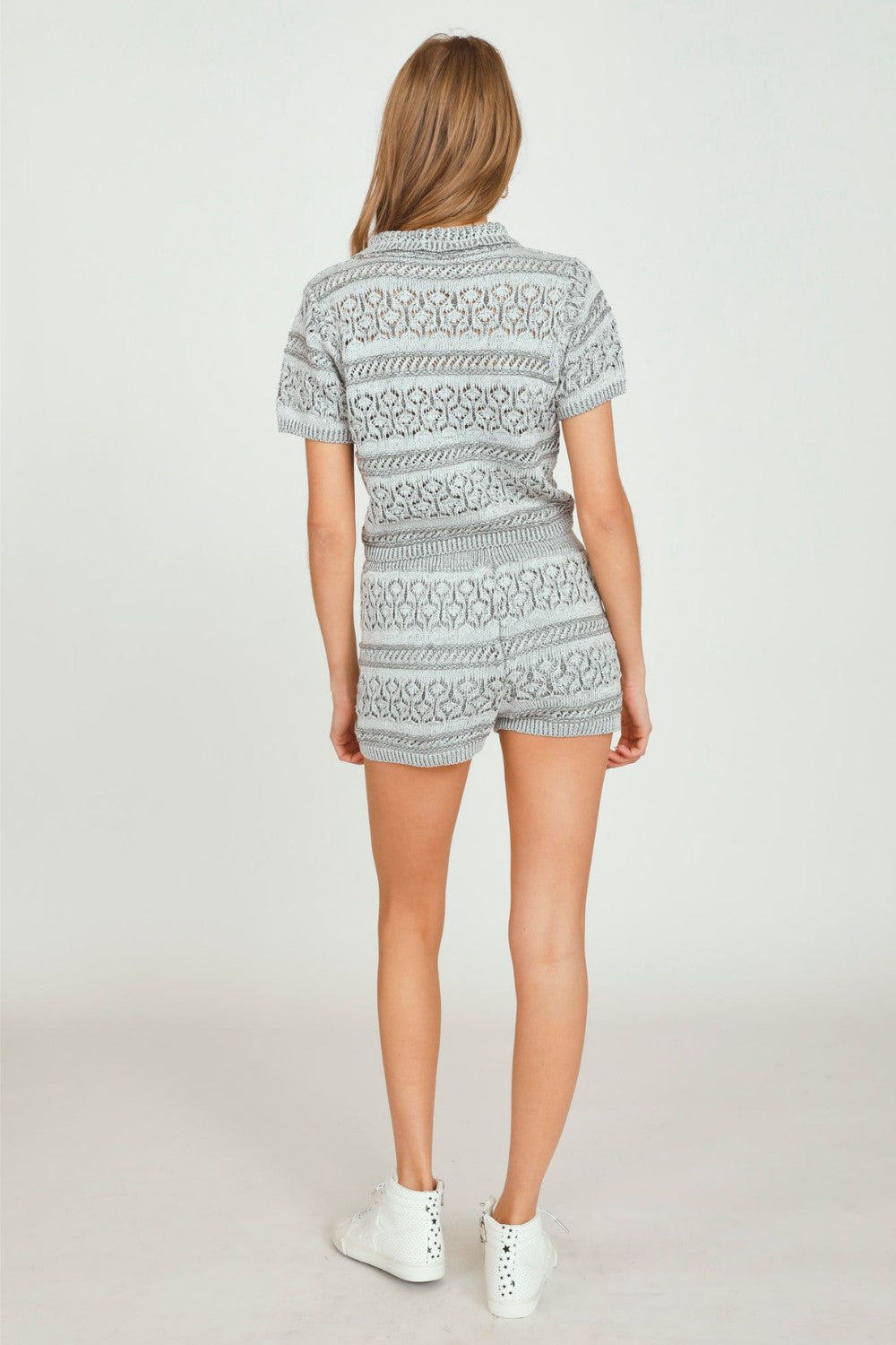 Primrose Grey Basic Knit Short