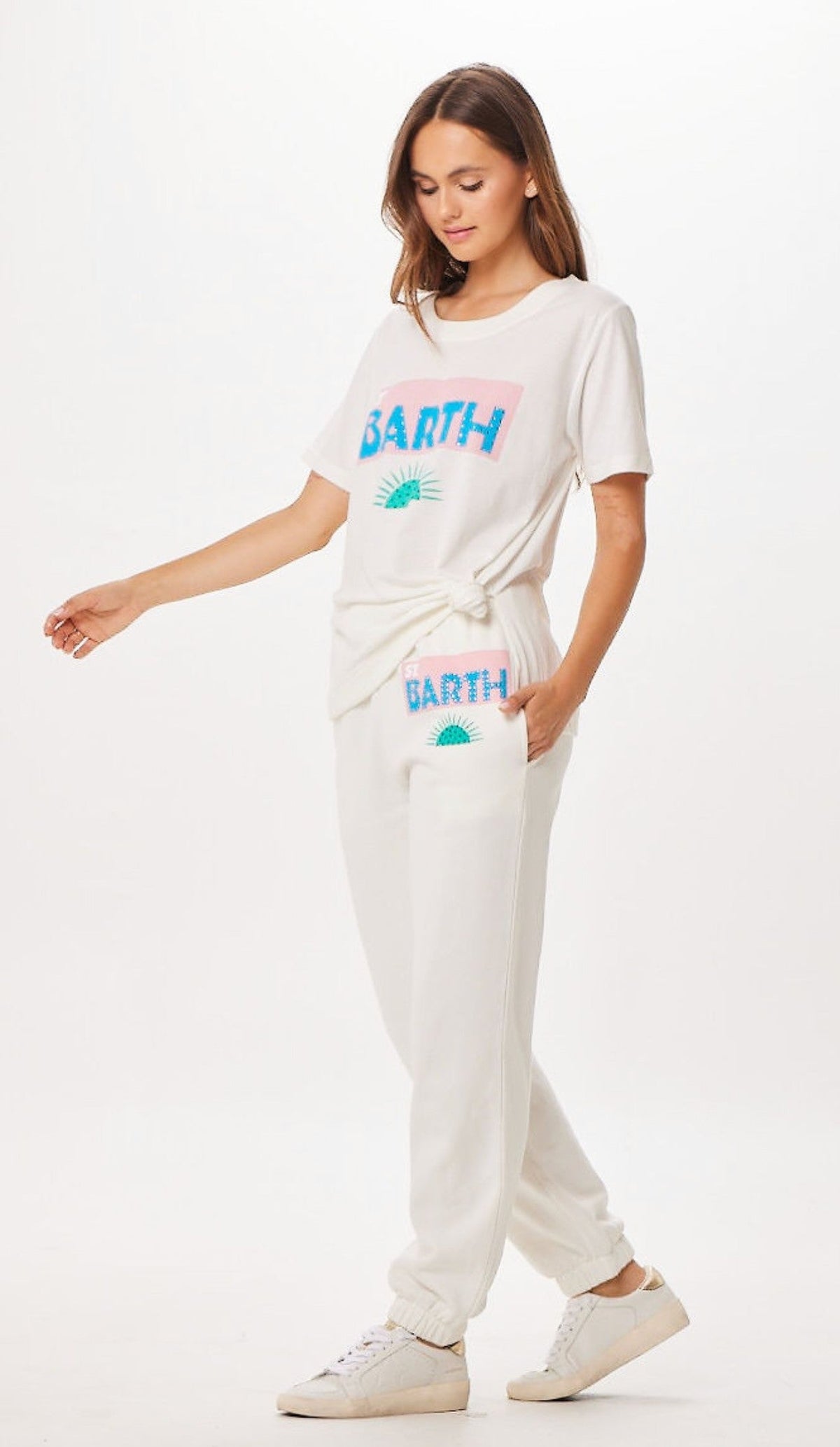 White St. Barth Jet Setter Tee