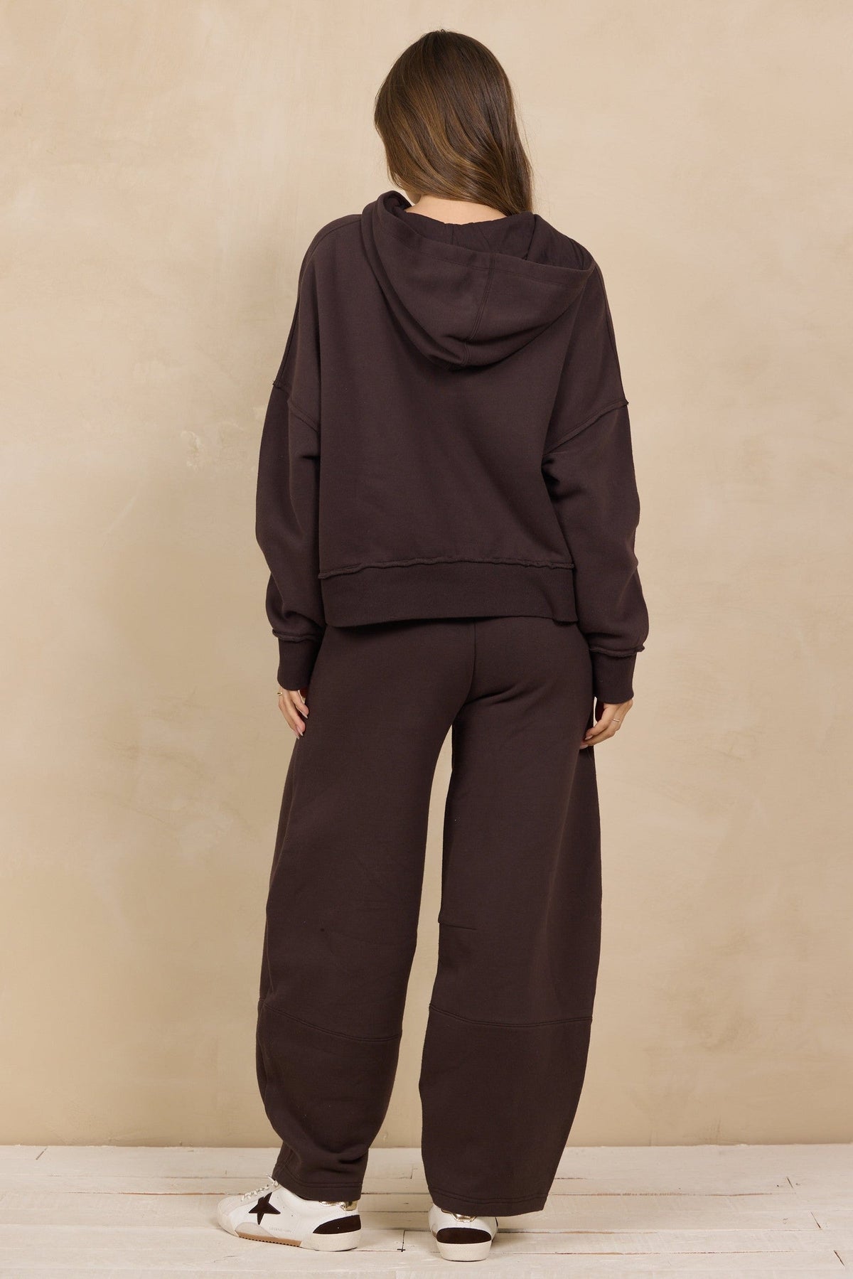 Soft Surf Wash Lace Up Hoodie