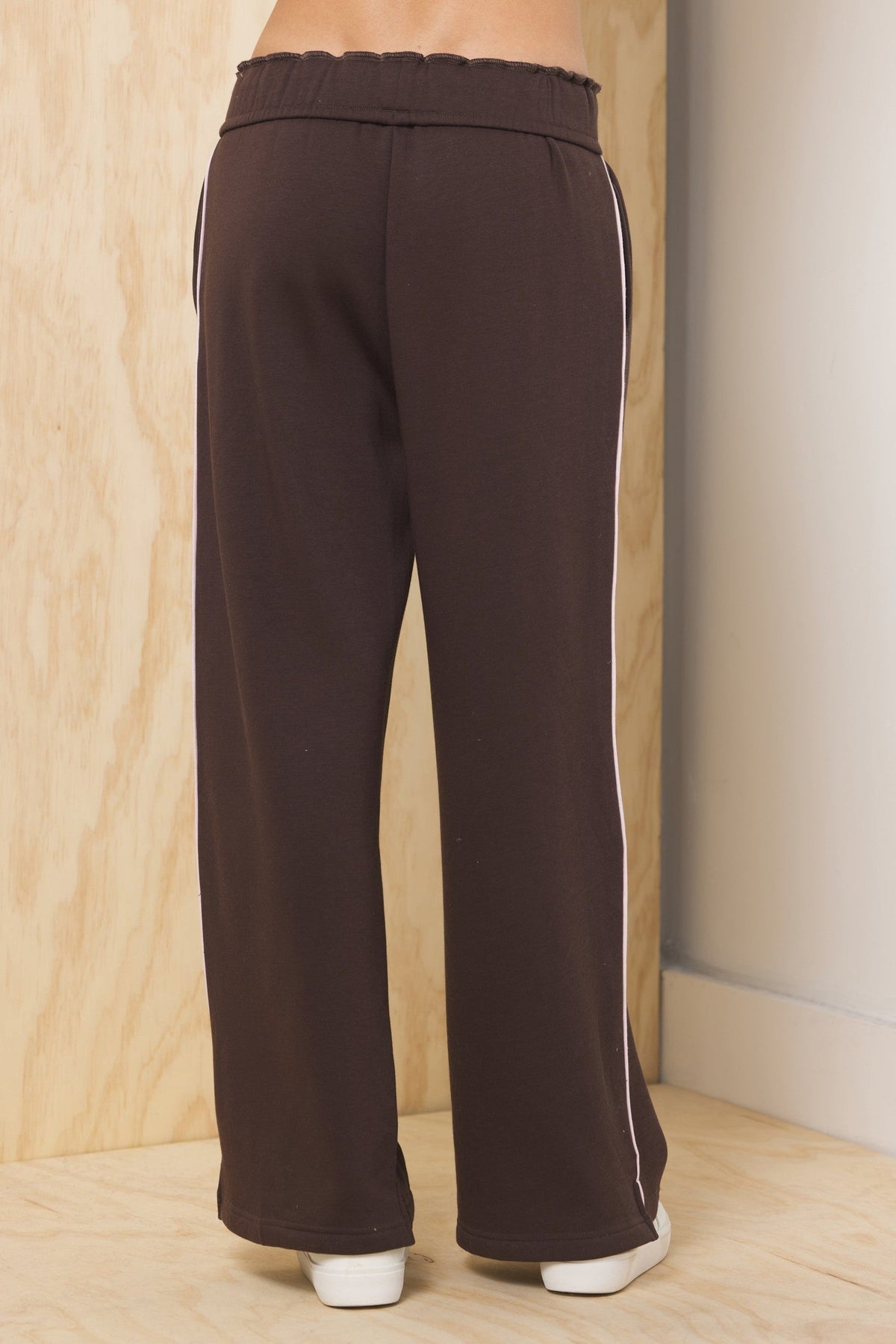 Teddy Fleece Wide Leg Pant