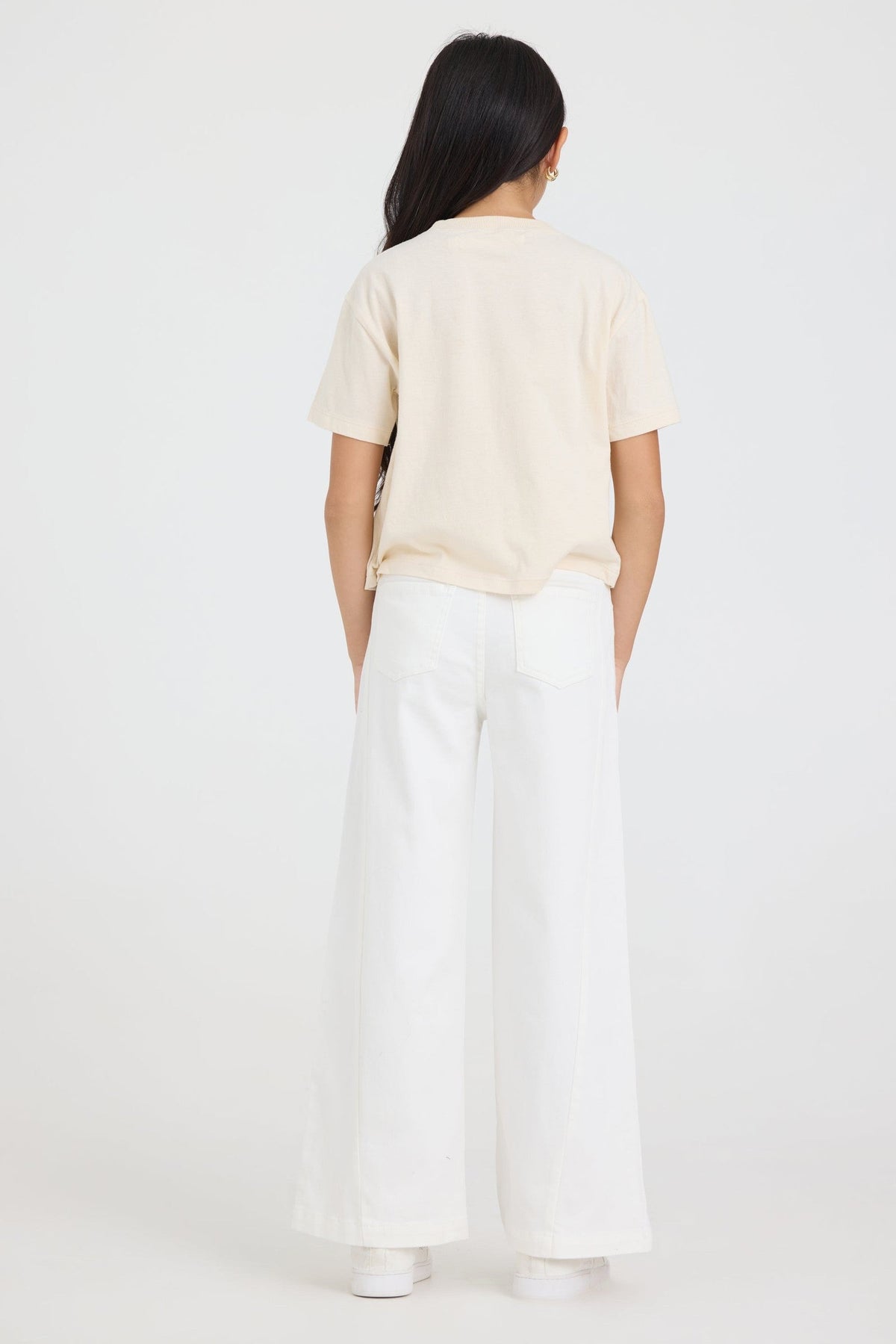 Kids Pintuck Wide Leg Pant