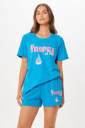 Bright Blue St. Tropez Jet Setter Tee