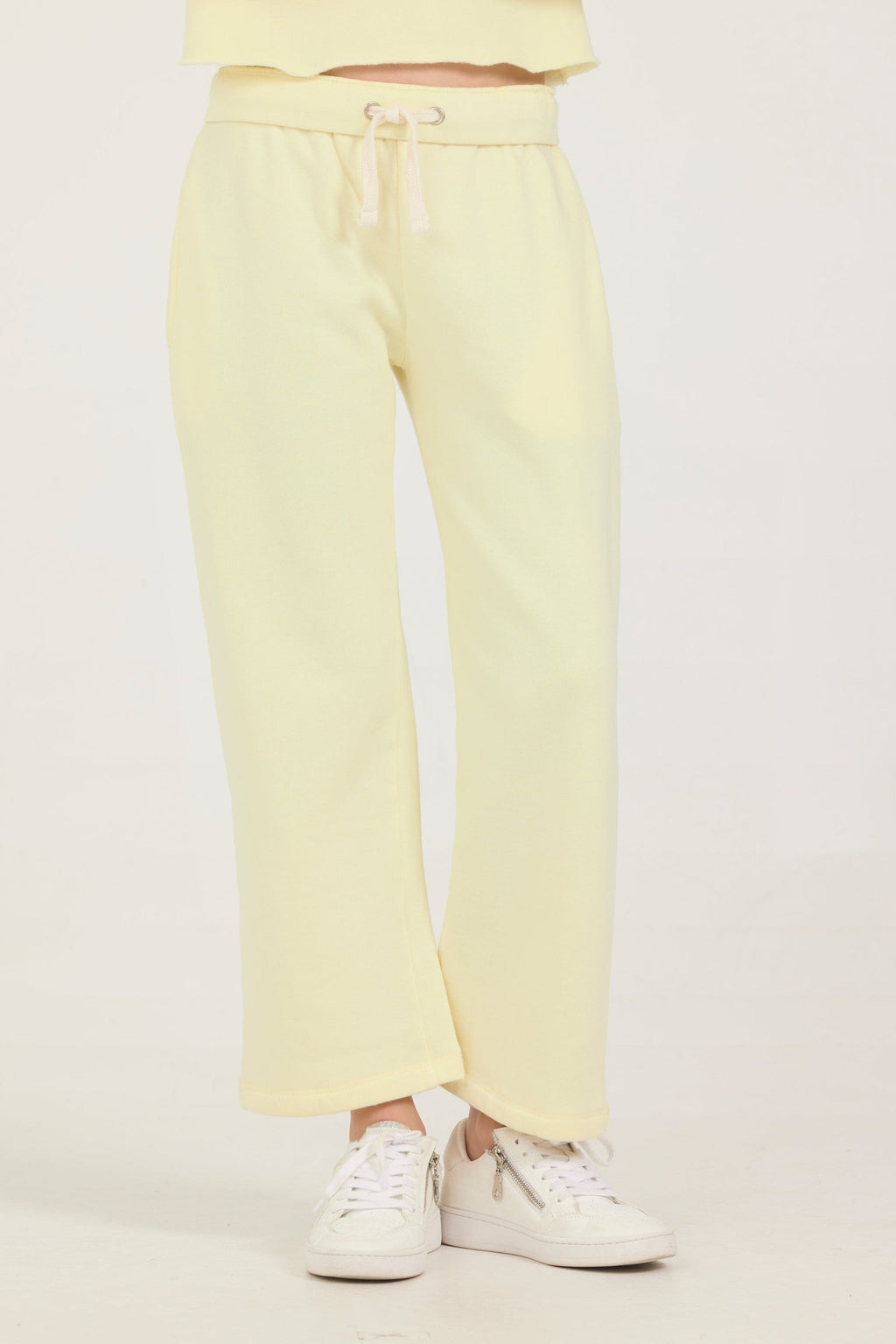 Kids Burnout Wide Leg Heart Back Pocket Pants