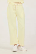 Kids Burnout Wide Leg Heart Back Pocket Pants