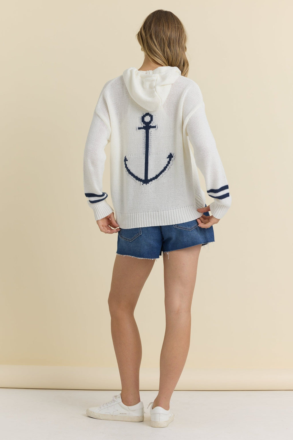 Anchor Knit Hoodie