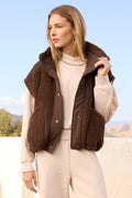 Brown Shearling Vest