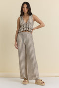 Novelty Knit Front Tie Top