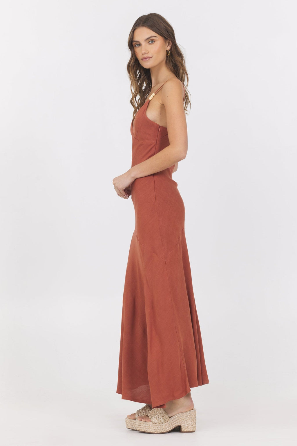Linen Maxi Dress
