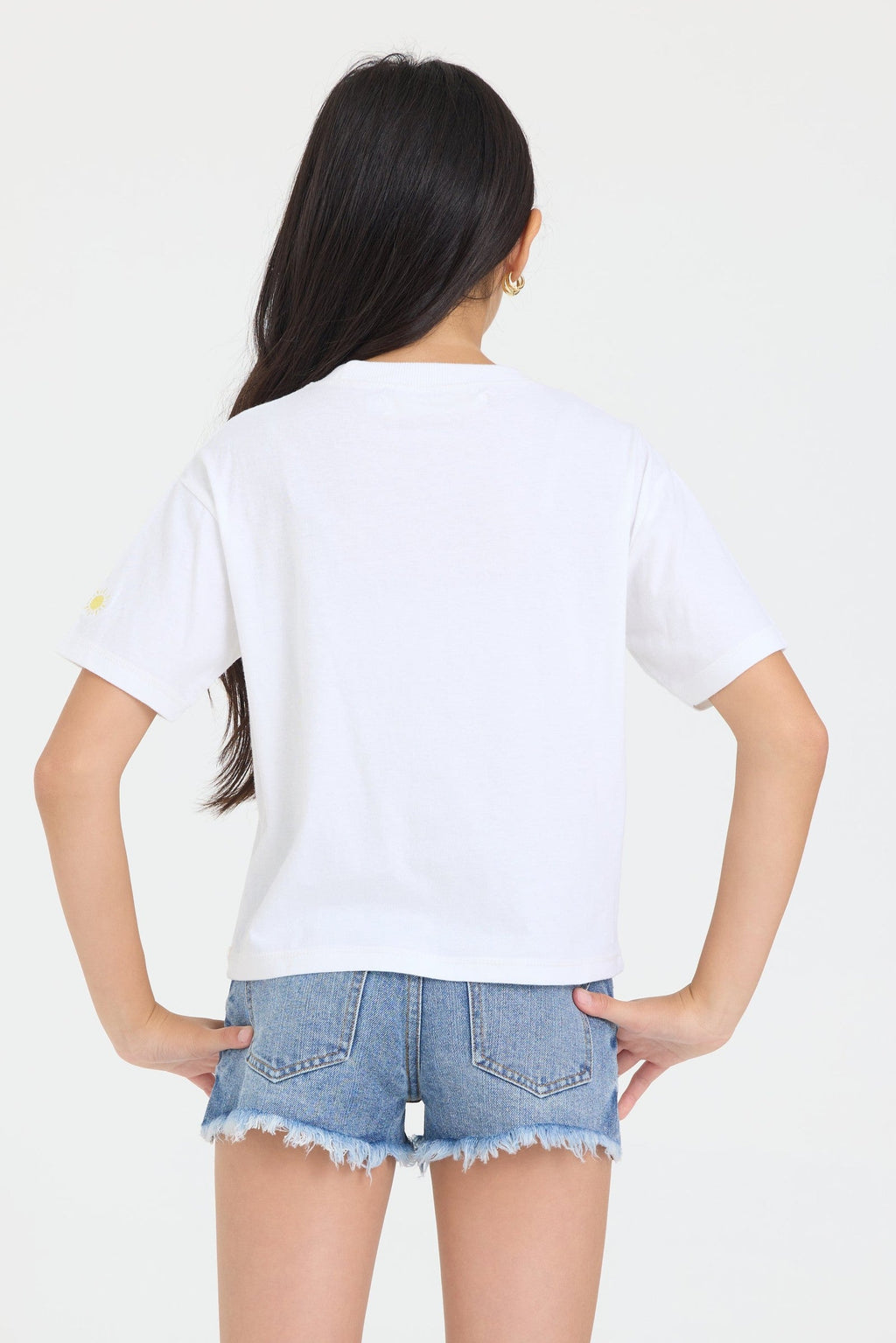 Kids Distressed Denim Short