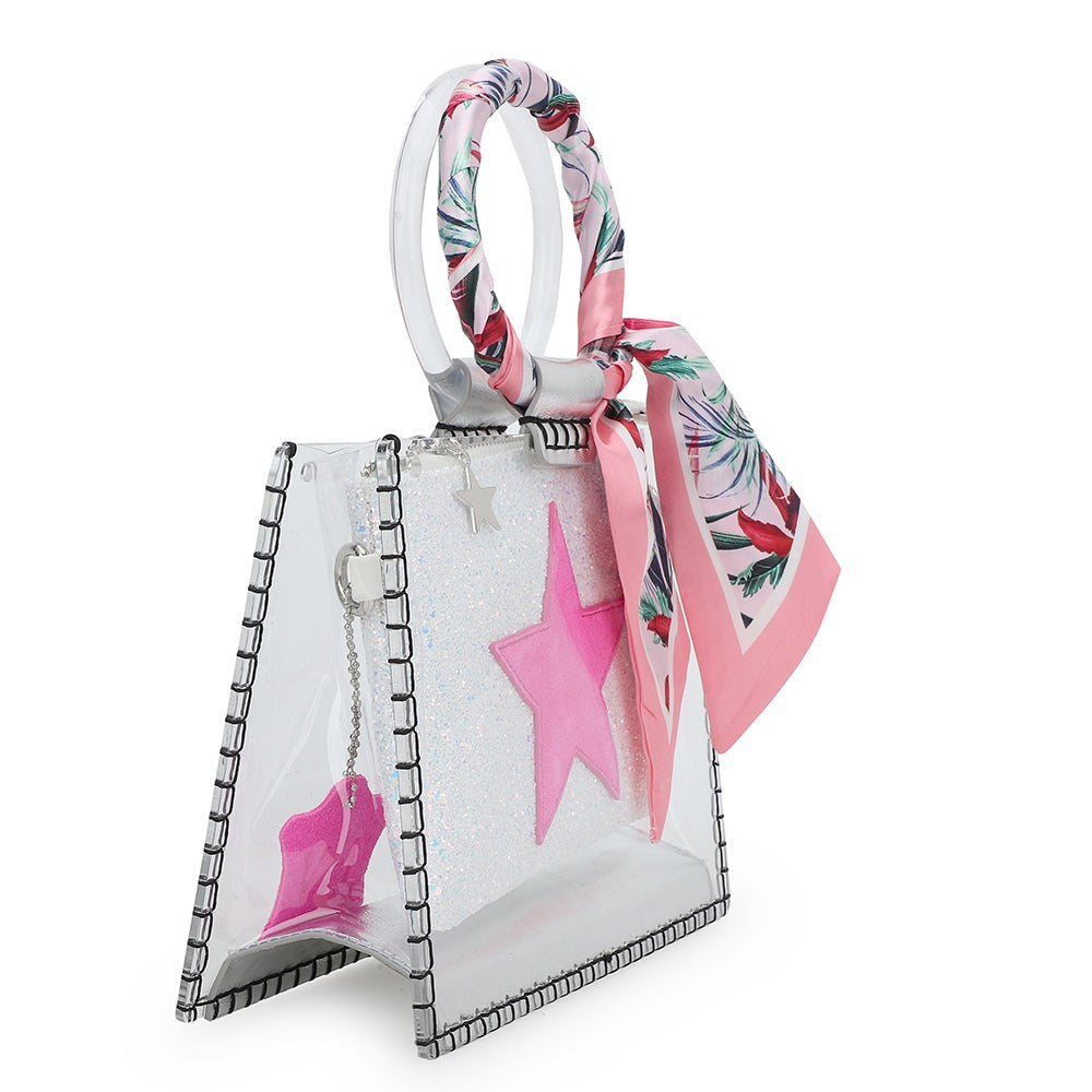 MINI MOLLY - SCARF PINK MIX