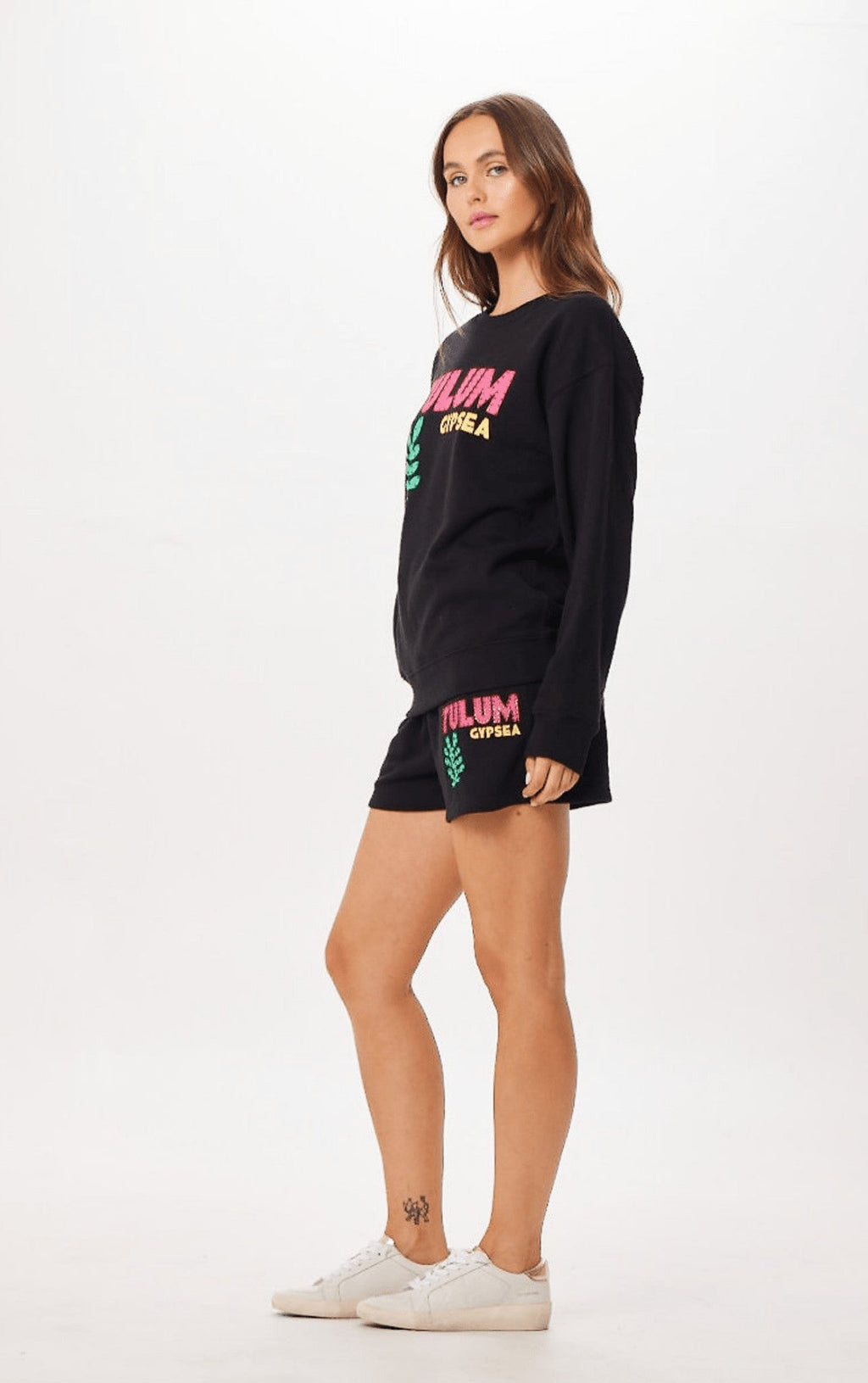 Black Tulum Jet Setter Surf Wash Shorts