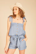Striped Linen Tank