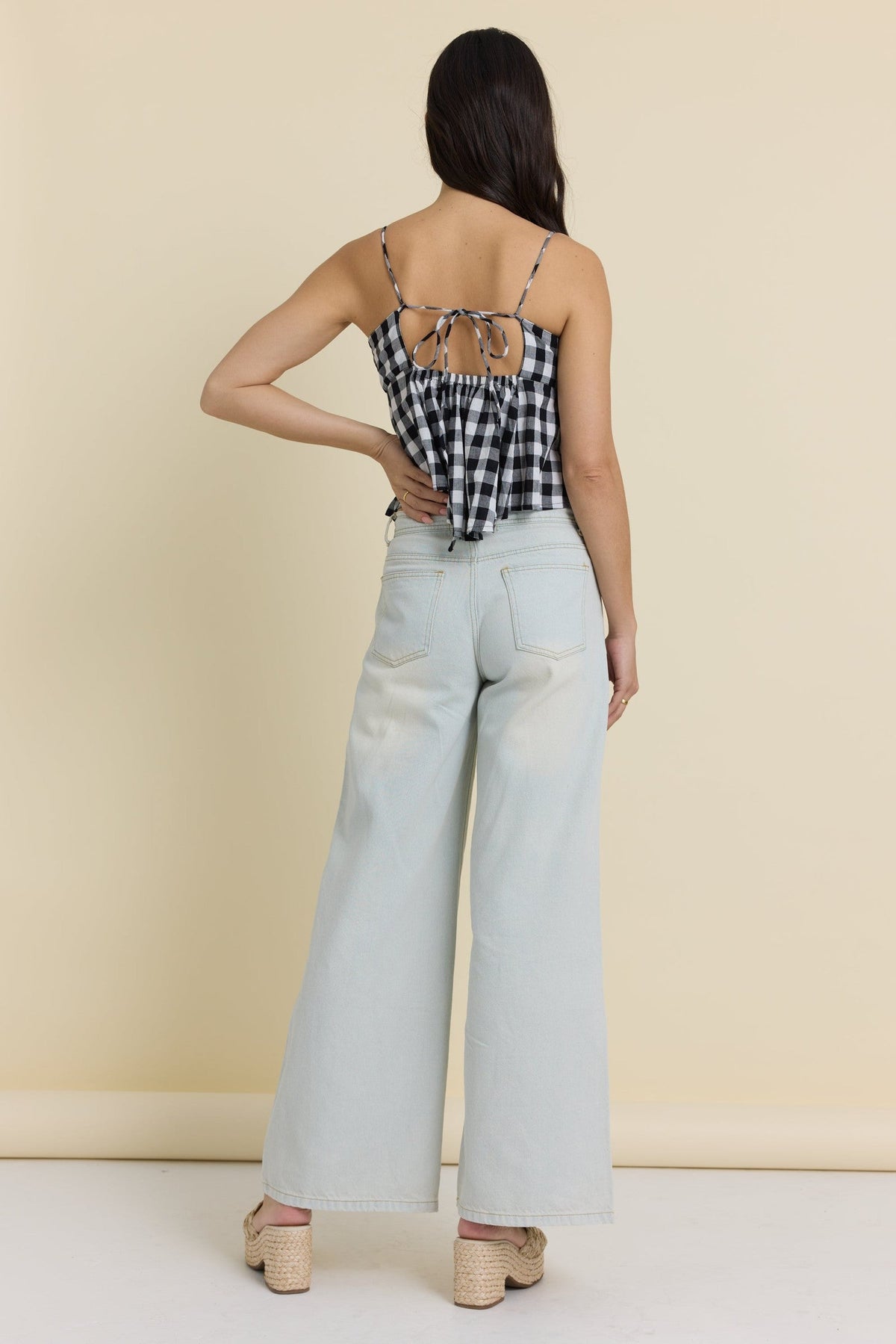 Woven Flowy Top