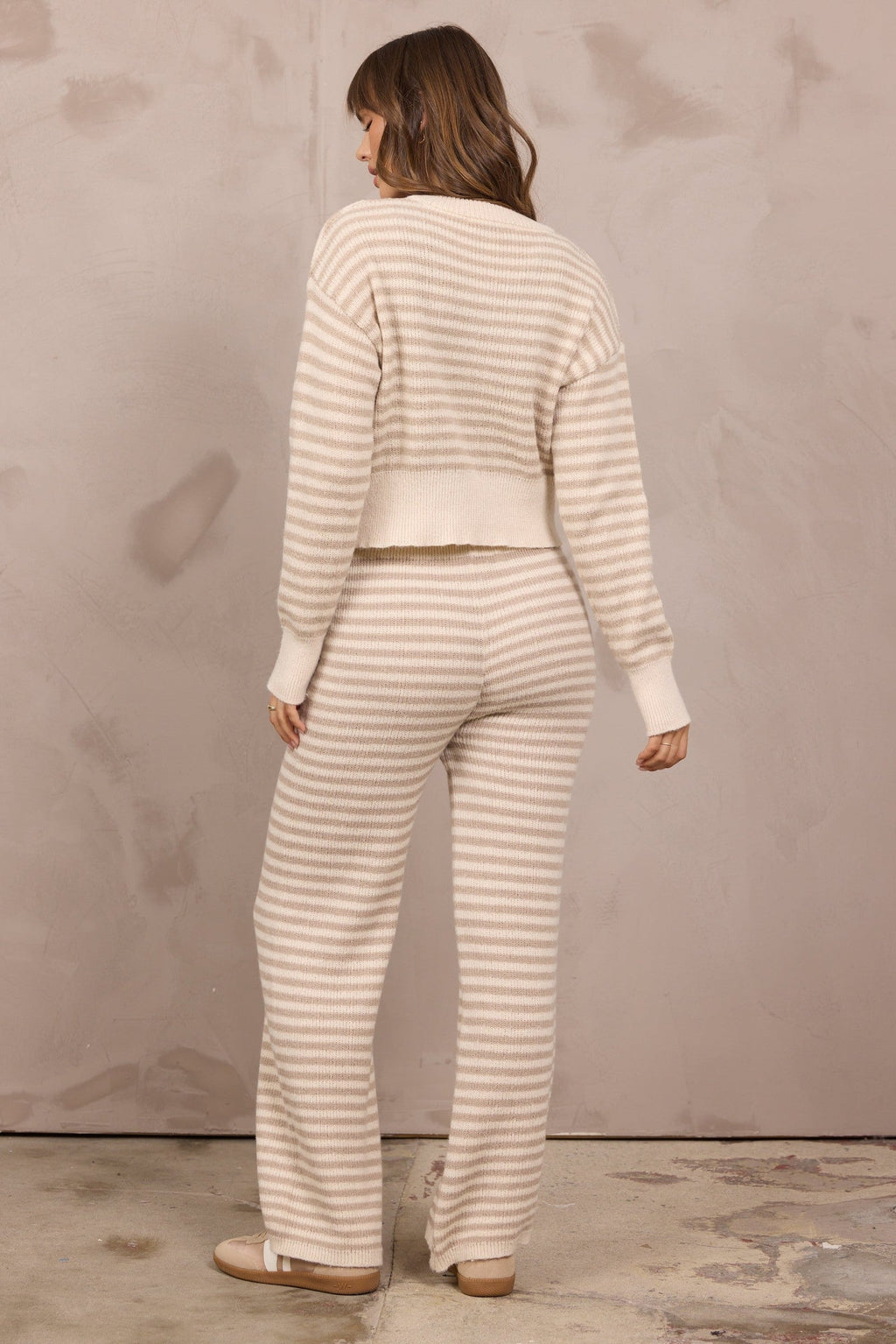 Sweater Terry Wide Leg Pant