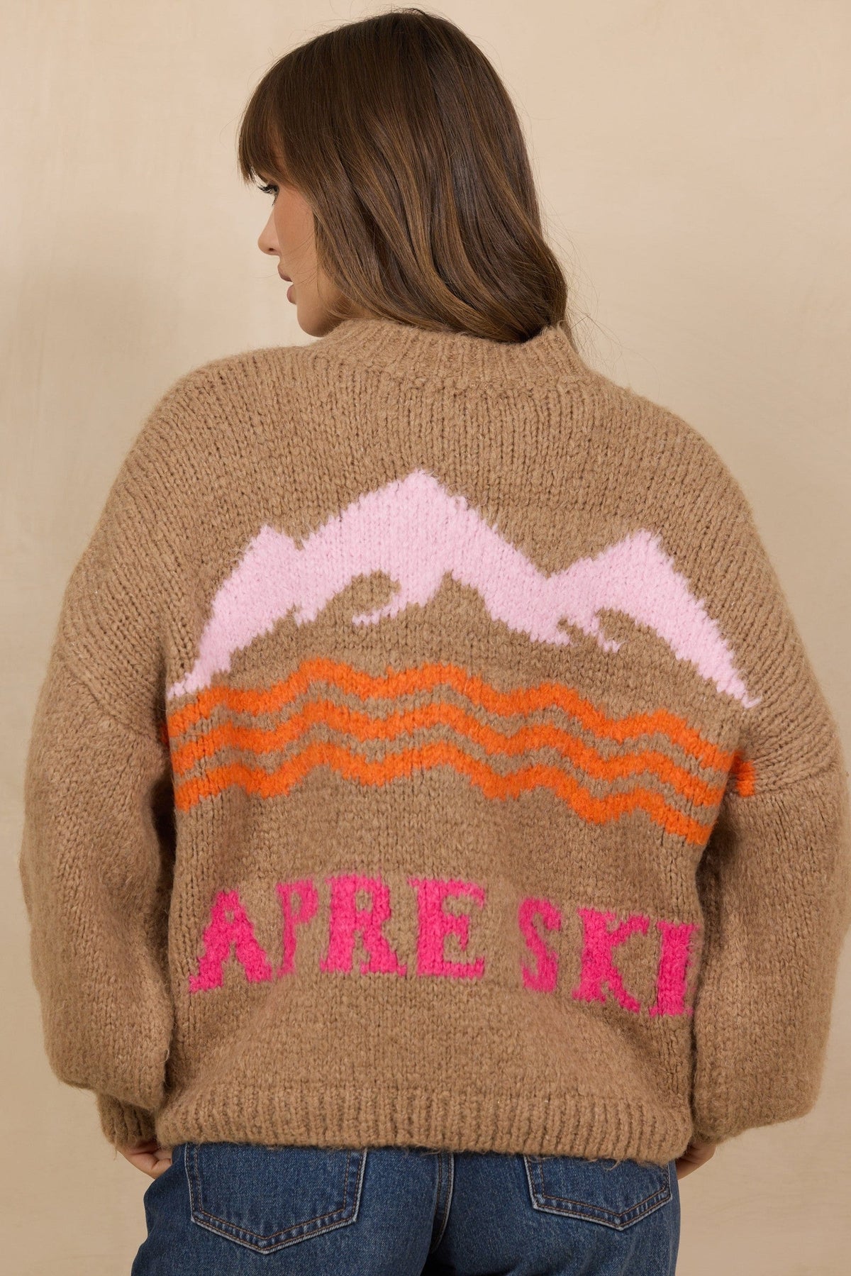 Mountain Apres Ski Mock Neck Sweater
