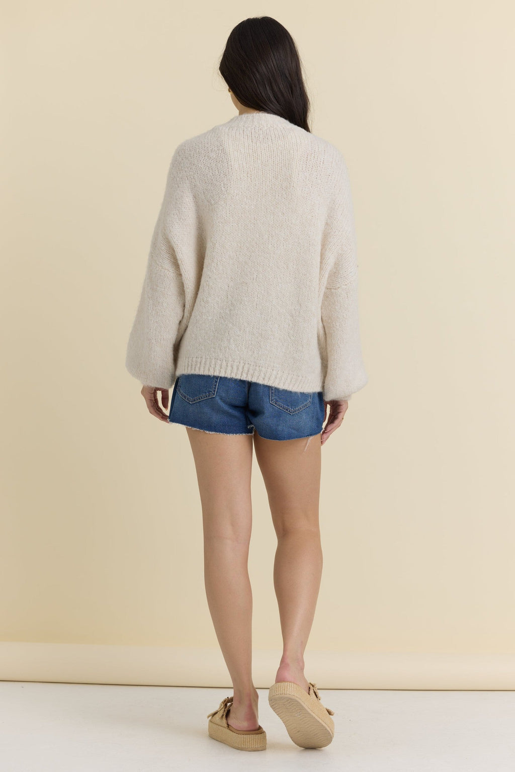 Jacquard Pullover Lobster Sweater