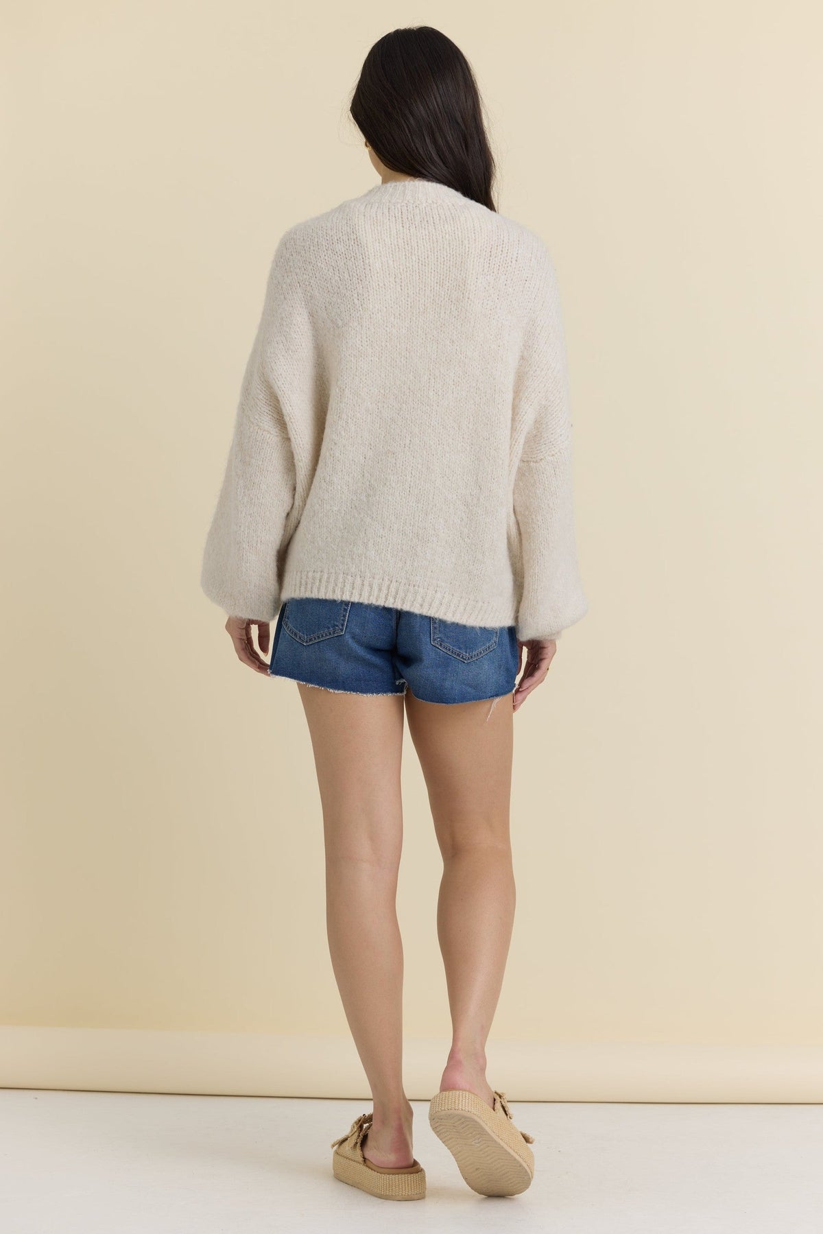 Jacquard Pullover Lobster Sweater
